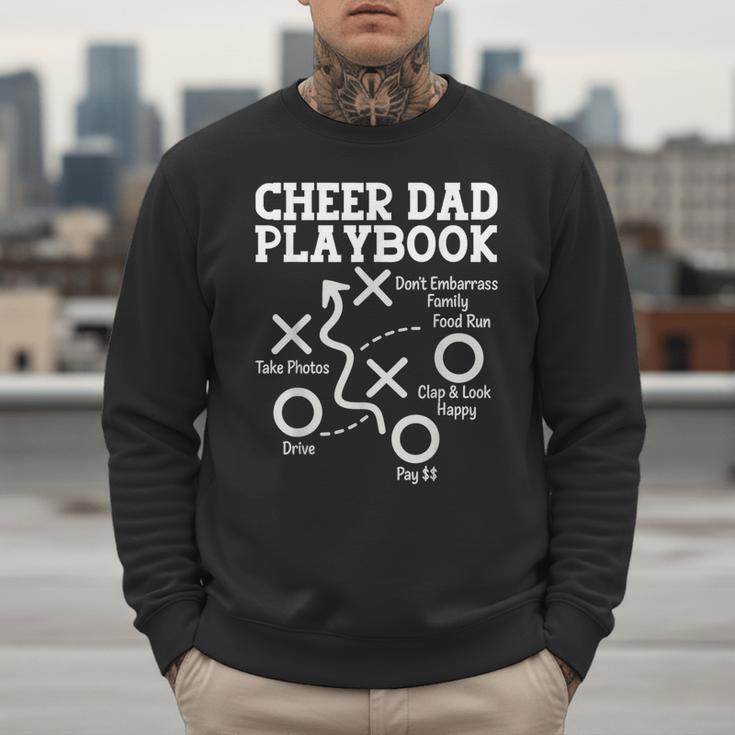 Cheer Dad Cheerleader Playbook Men Sweatshirt