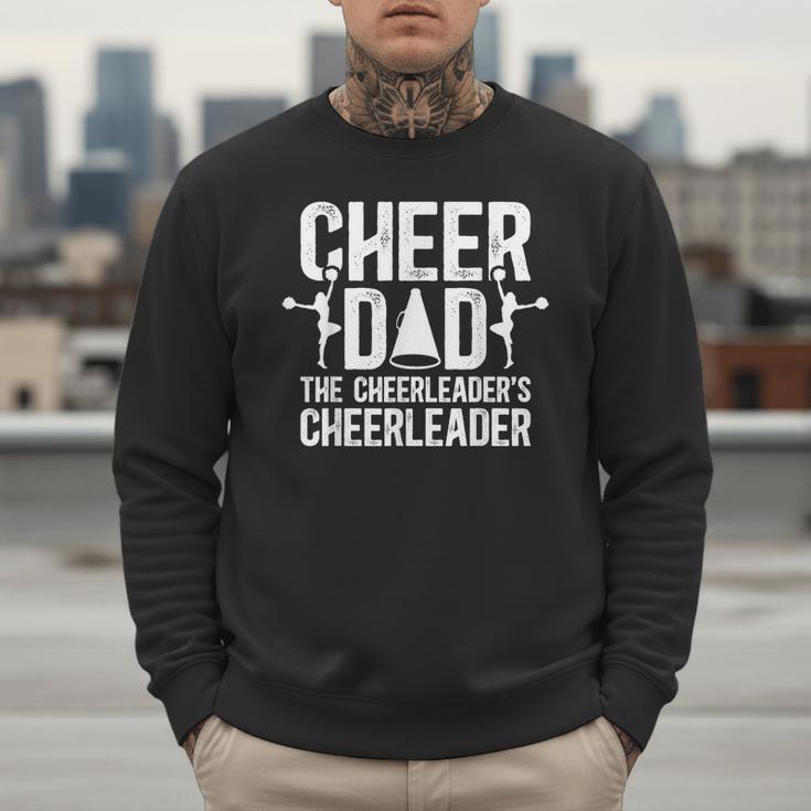 Cheer Dad The Cheerleader's Cheerleader Dad Cheer Father Men Sweatshirt