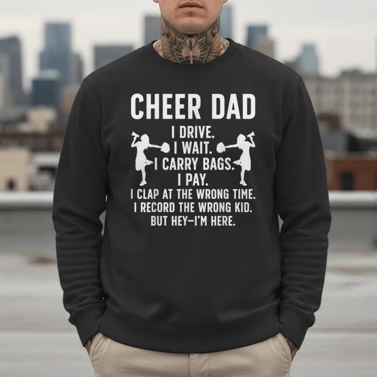 Cheer Dad Cheerleading Dad Of A Cheerleader Father Men Sweatshirt