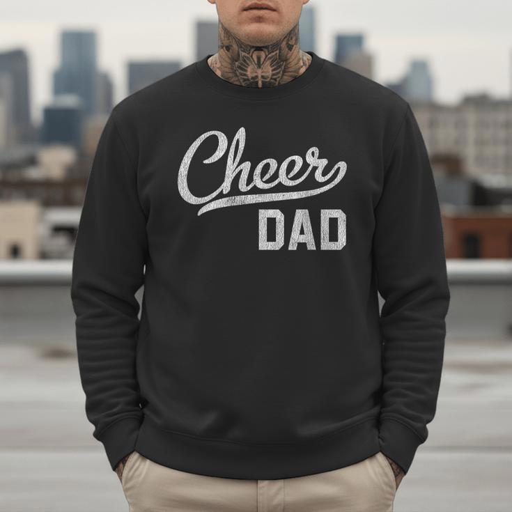 Cheer Dad Proud Cheerleading Dad Small Men Sweatshirt