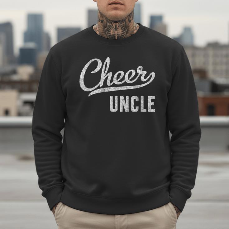 Cheer Dad Shirts Cheer Uncle Proud Cheerleading Uncle Men Sweatshirt