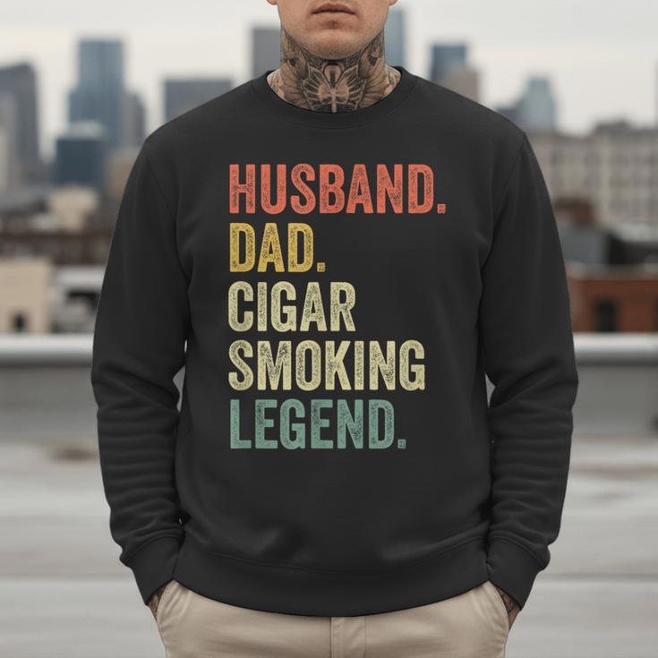 Cigar Lover For Dad Men Vintage Cigar Saying Men Sweatshirt