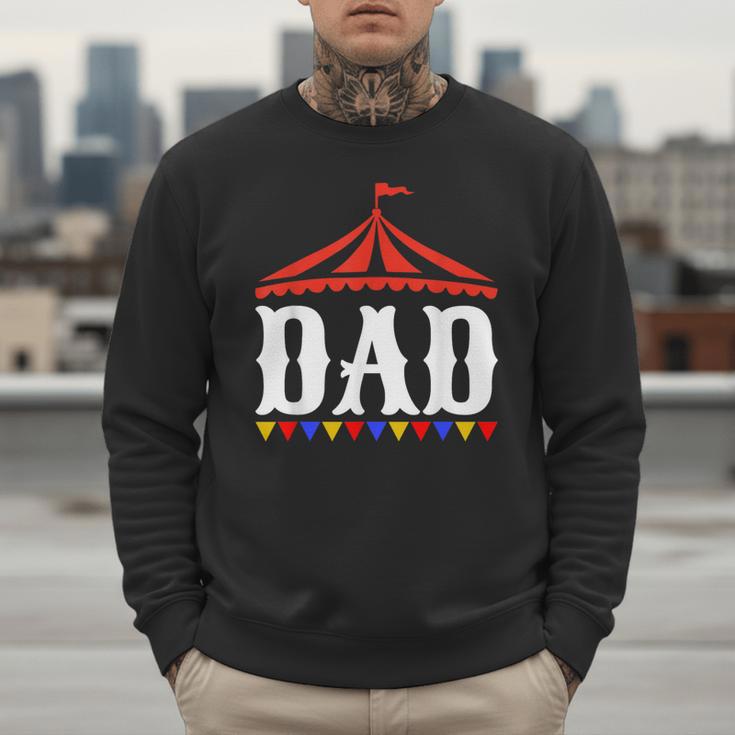 Circus Dad Of The Birthday Boy & Girl Carnival Family Outfit Men Sweatshirt