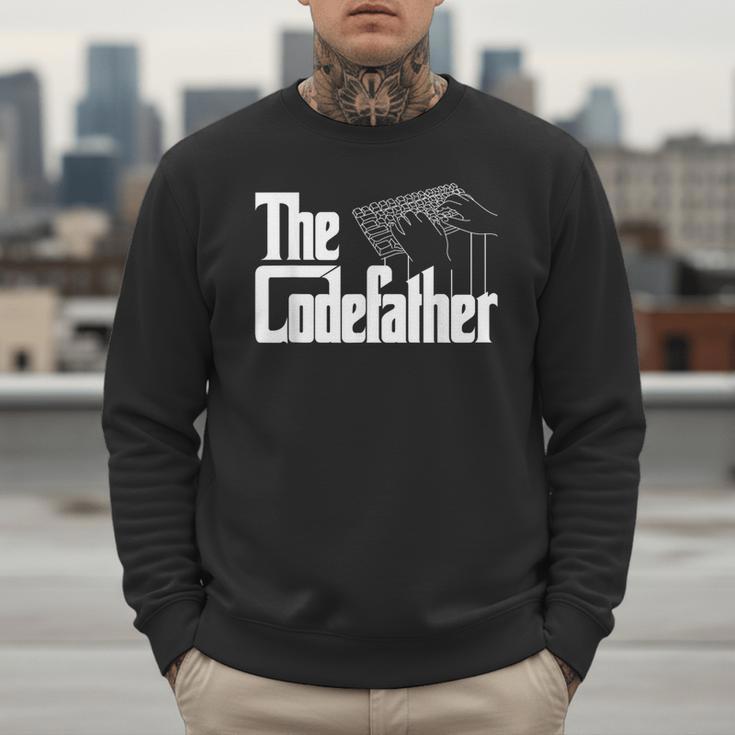 The Code Father Computer Coder Dad Programmer Men Sweatshirt