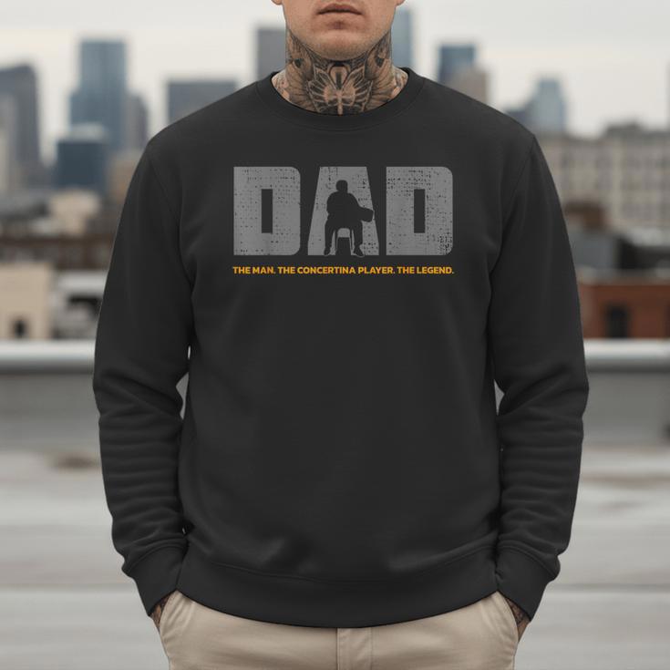 Concertina Dad And Concertina Player Father For Concertina Men Sweatshirt