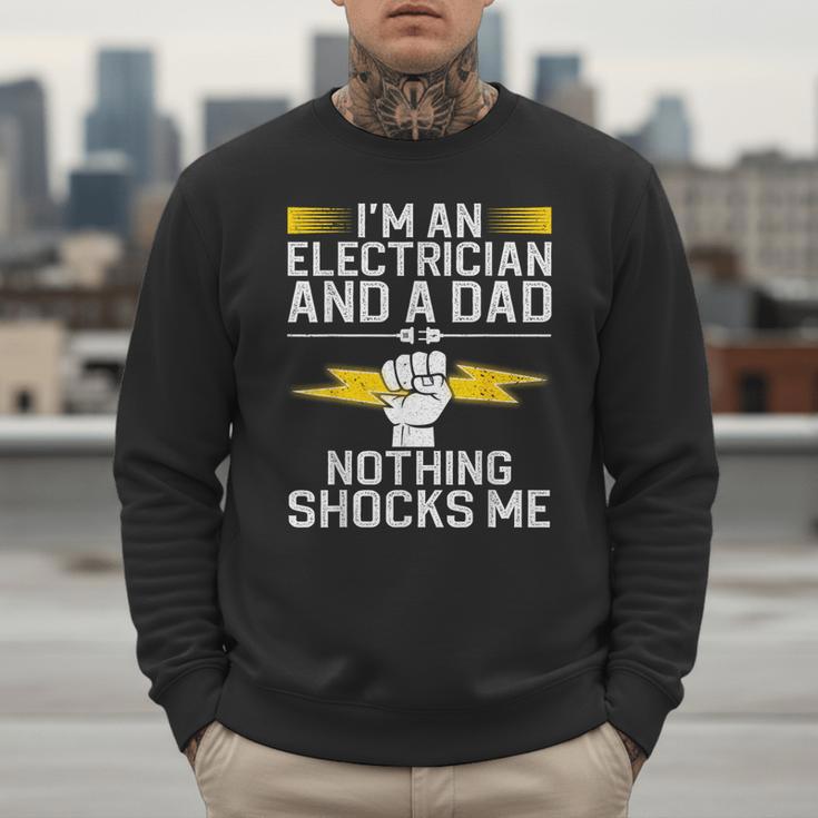 Cool Electrician For Men Dad Professional Electrician Men Sweatshirt