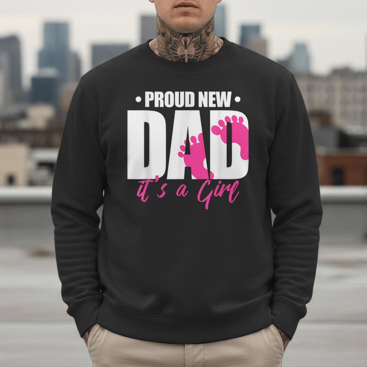 Cool Parent Apparel Proud New Dad It's A Girl Classic Fit Short Sleeve Crew Neck T-Shirt Small Men Sweatshirt