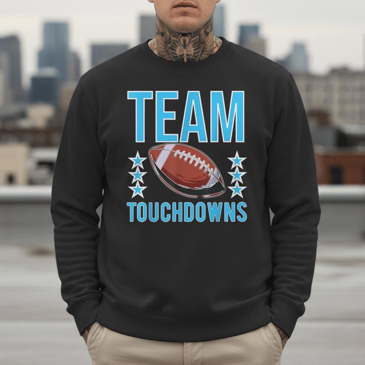 Cute Team Touchdowns Gender Reveal For Mom And Dad Men Sweatshirt