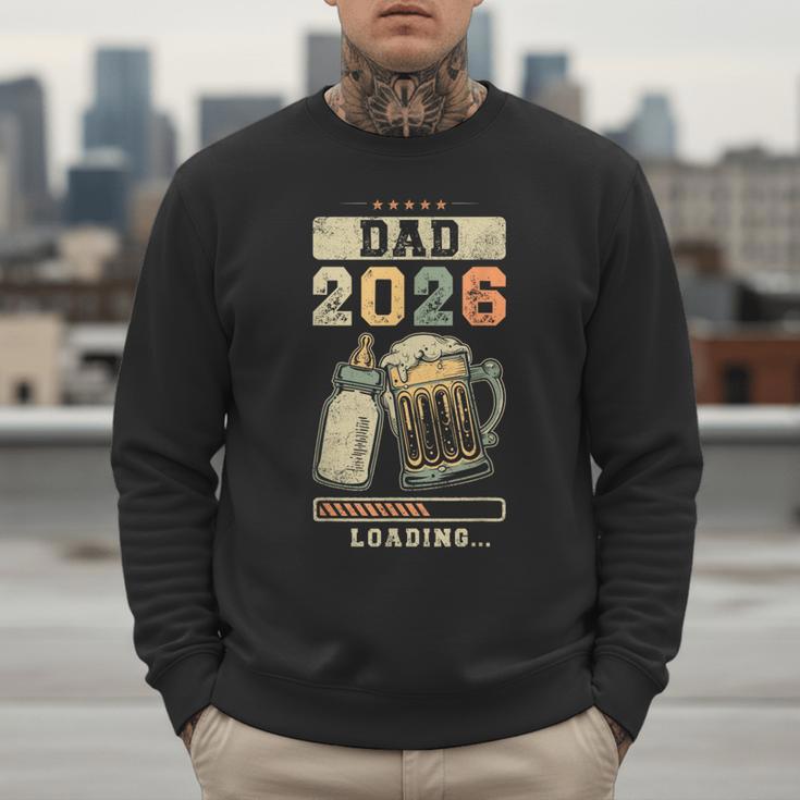 Dad 2026 Loading Baby Shower Going To Be a Dad Gender Reveal Men Sweatshirt