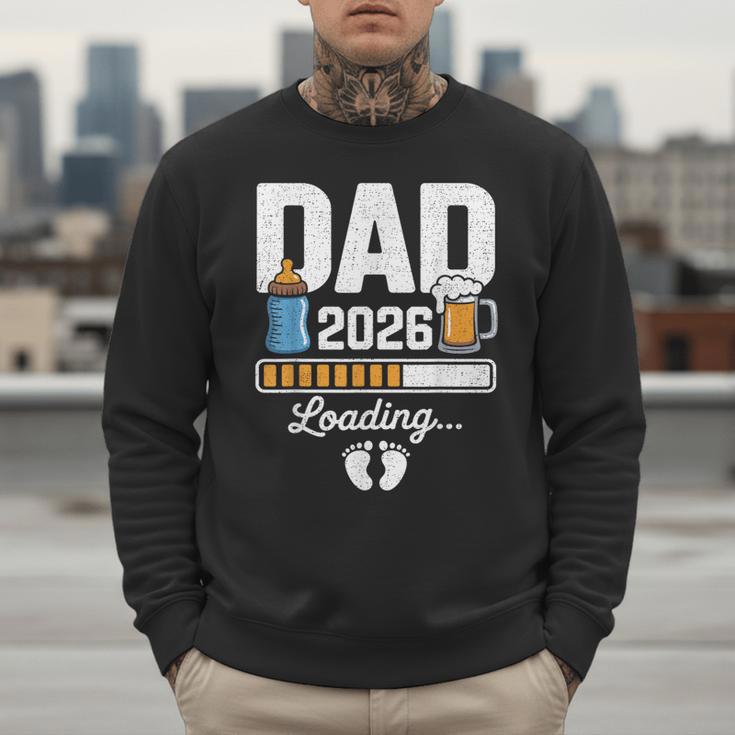 Dad 2026 Loading Expecting New Baby Announcement Men Men Sweatshirt