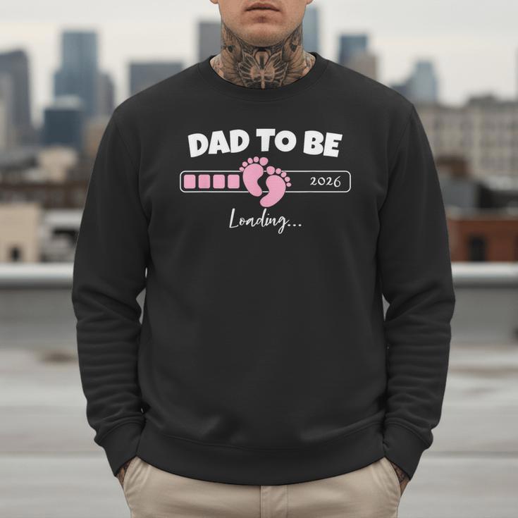 Dad To Be 2026 Loading Pink Little Girl Pregnancy Reveal Men Sweatshirt Dad To Be 2026 Loading Pink Little Girl Pregnancy Reveal Men Sweatshirt
