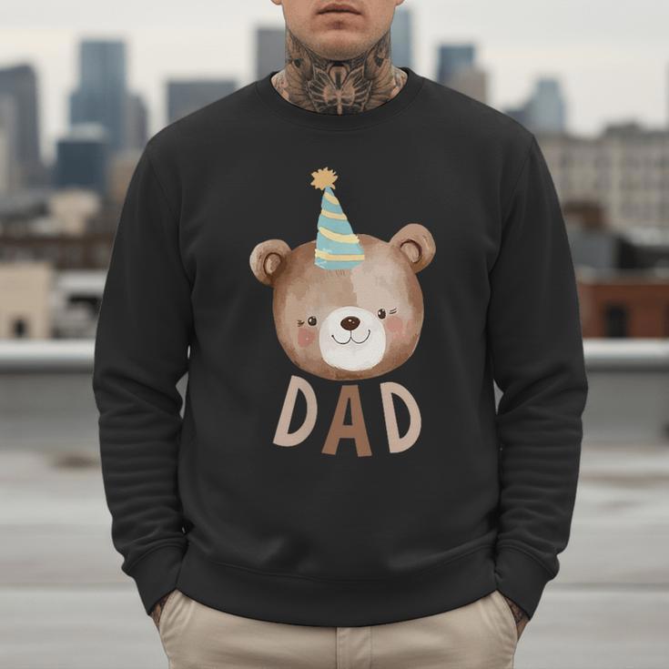 Dad Bear 1st Birthday Beary First Birthday Matching Family Men Sweatshirt