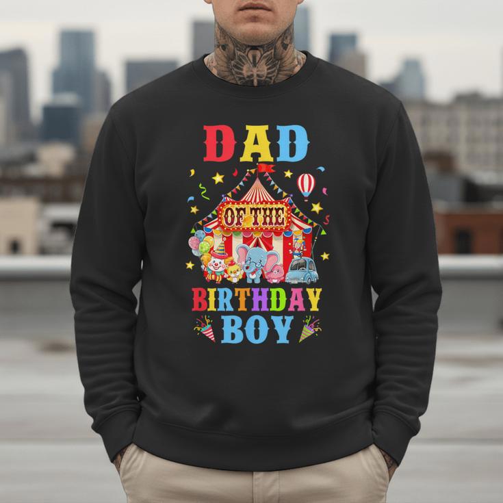Dad Of The Birthday For Boy Circus Carnival Theme Party Men Sweatshirt