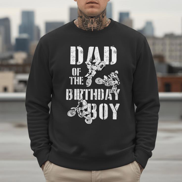 Dad Of The Birthday Boy Dirt Bike Men Sweatshirt