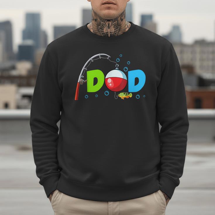 Dad Of The Birthday Boy Birthday Fishing Family Men Sweatshirt