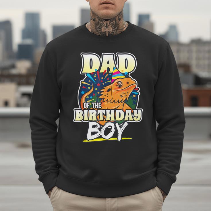 Dad Of Birthday Boy Kids Reptile Birthday Party Men Sweatshirt
