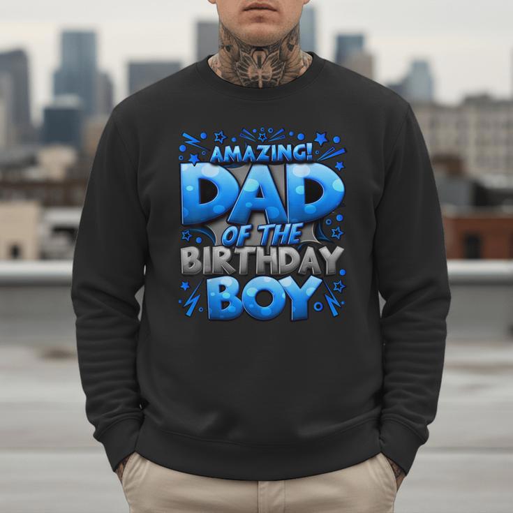 Dad Of The Birthday Boy Matching Family Father Men Sweatshirt