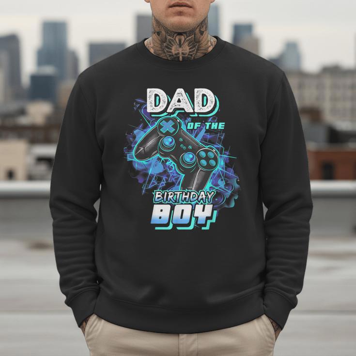 Dad Of The Birthday Boy Matching Video Game Birthday Party Men Sweatshirt