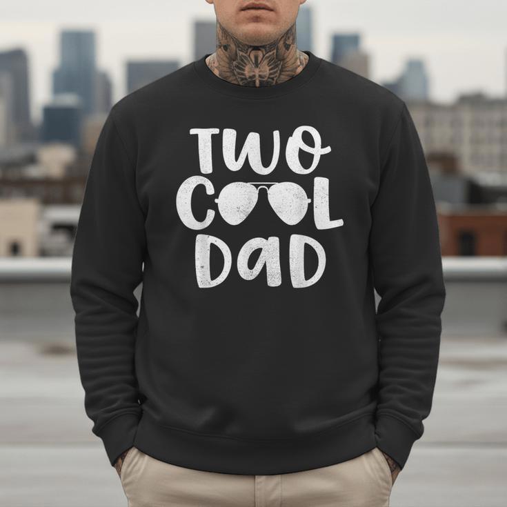 Dad Of The Birthday Boy Two Cool 2nd Bday Father Papa Daddy Men Sweatshirt