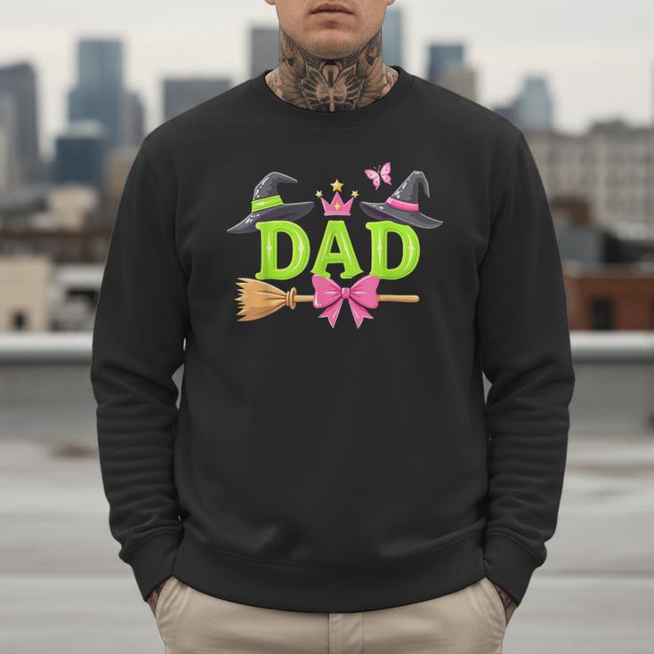 Dad Of The Birthday Girl Witch Family Party Decorations Men Sweatshirt