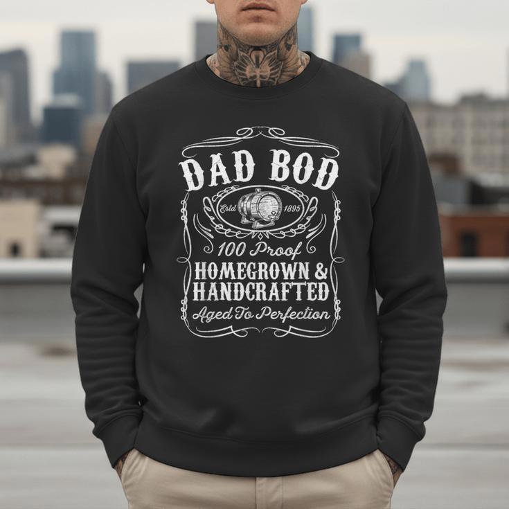 Dad BOD Whiskey Bourbon Lover For Dad Men Sweatshirt