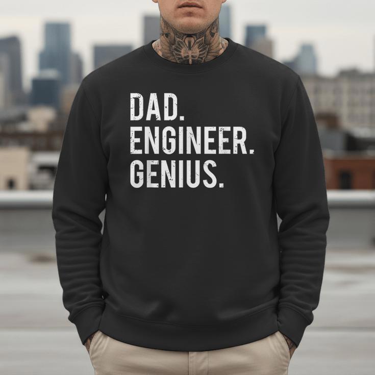 Dad Engineer Genius Cute Engineering Father Men Sweatshirt