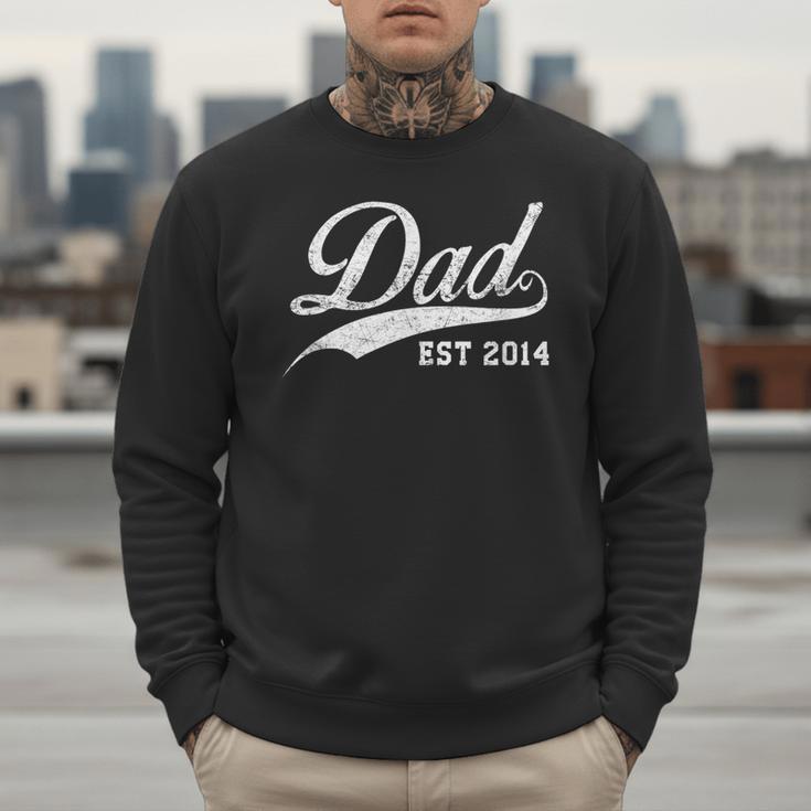 Dad Established 2014 Father's Day Men Sweatshirt