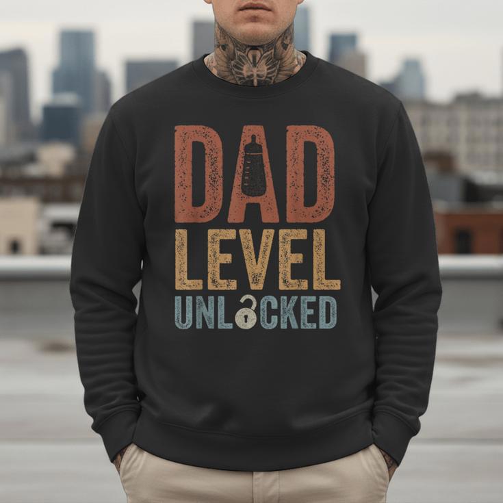 Dad Level Unlocked Father To Be New Daddy Men Sweatshirt