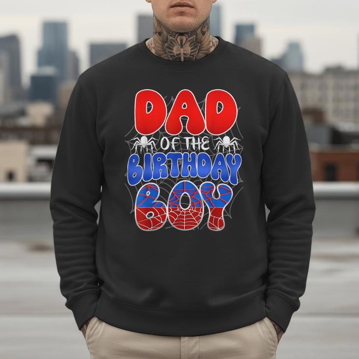 Dad And Mom Birthday Boy Spider Family Matching Men Sweatshirt