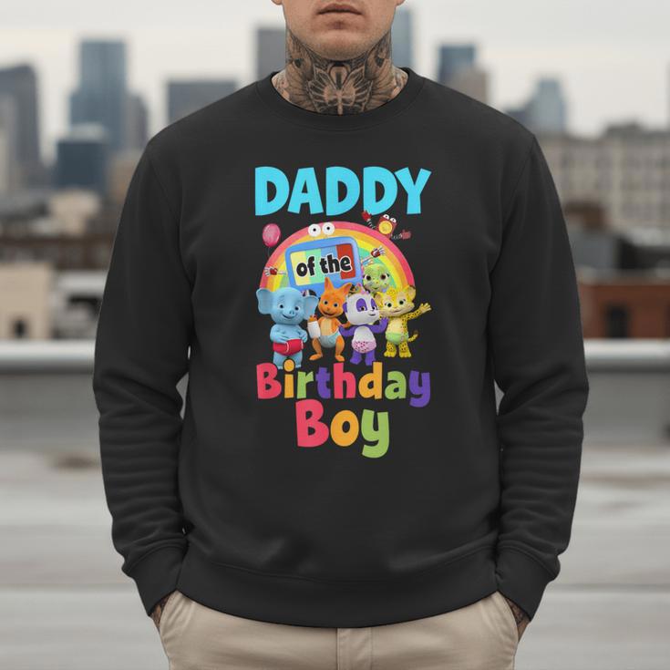 Dad And Mom Daddy Of The Birthday Boy Family Party Decor Men Sweatshirt