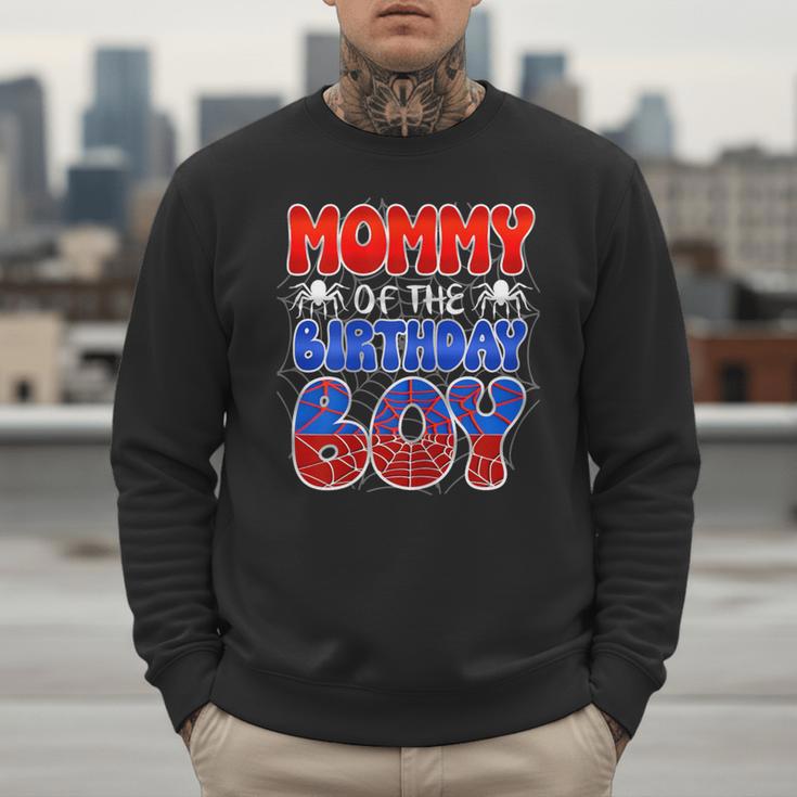 Dad And Mom Mommy Birthday Boy Spider Family Matching Men Sweatshirt