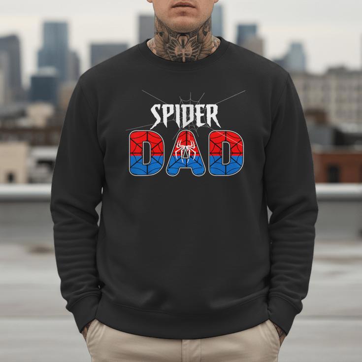 Dad And Mom Spider Family Matching Birthday Halloween Men Sweatshirt