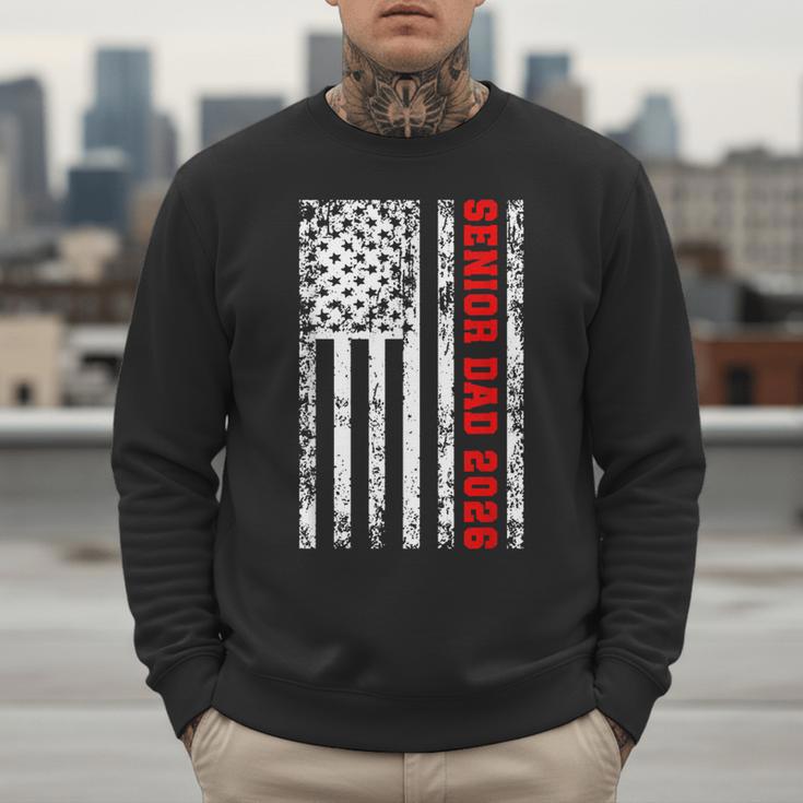 Dad Senior 2026 Proud Dad Of A Class Of 2026 Graduate Flag Men Sweatshirt