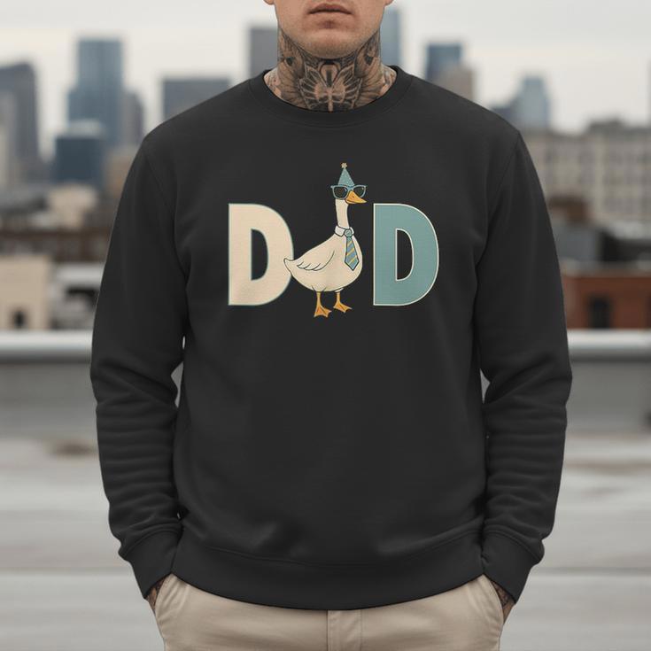 Dad Silly Goose 1st Birthday Family Matching Pocket Men Sweatshirt
