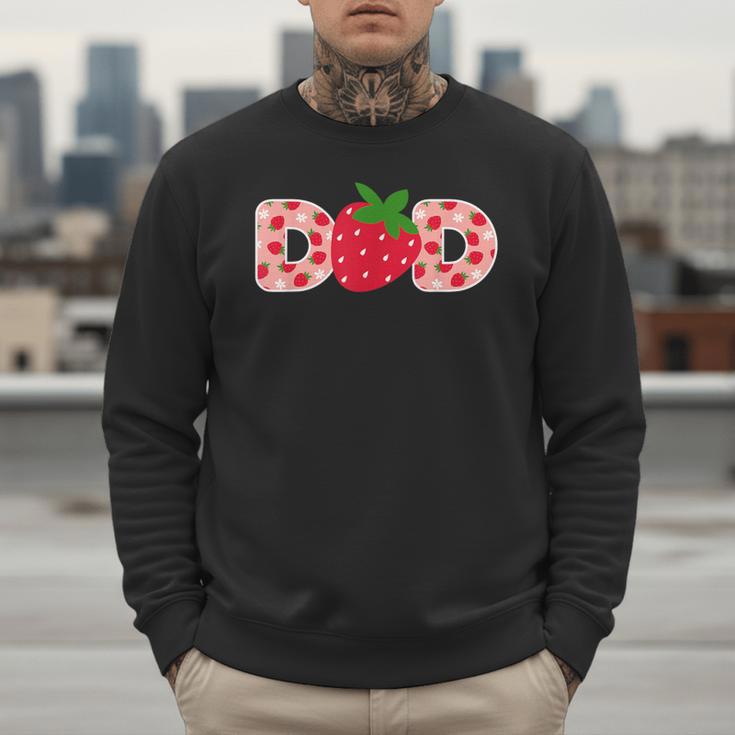 Dad Strawberry First Birthday Family Strawberry Men Sweatshirt Dad Strawberry First Birthday Family Strawberry Men Sweatshirt