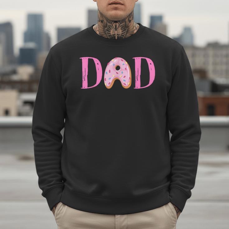Dad Of The Sweet One Birthday Donut Girl 1st Birthday Men Sweatshirt