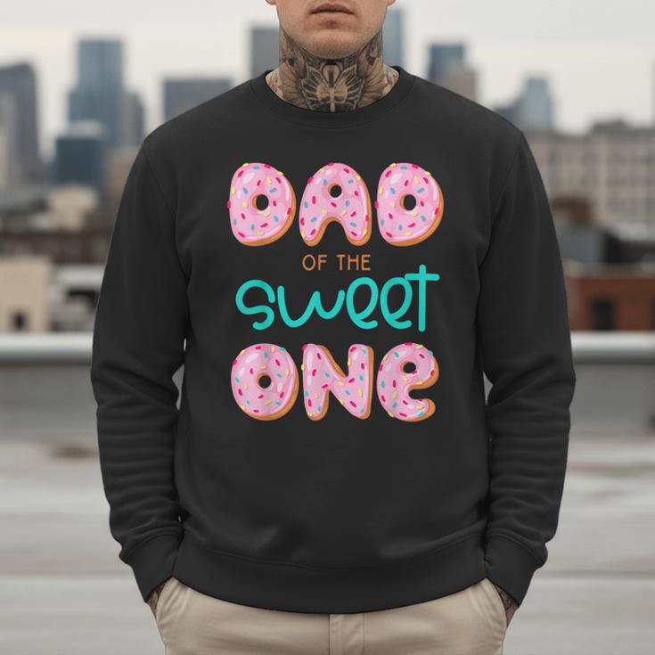 Dad Of Sweet One First Birthday Matching Family Donut Theme Men Sweatshirt
