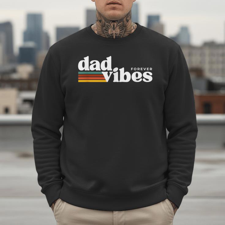Dad-Vibes Forever Father Retro Vintage Men Sweatshirt