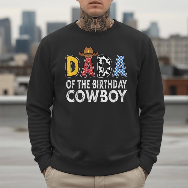 Dada 1st Birthday Cowboy Western Dada Birthday Boy Men Sweatshirt