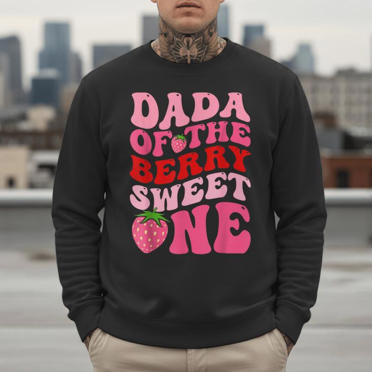 Dada Of The Berry Sweet One Strawberry First Birthday Men Sweatshirt