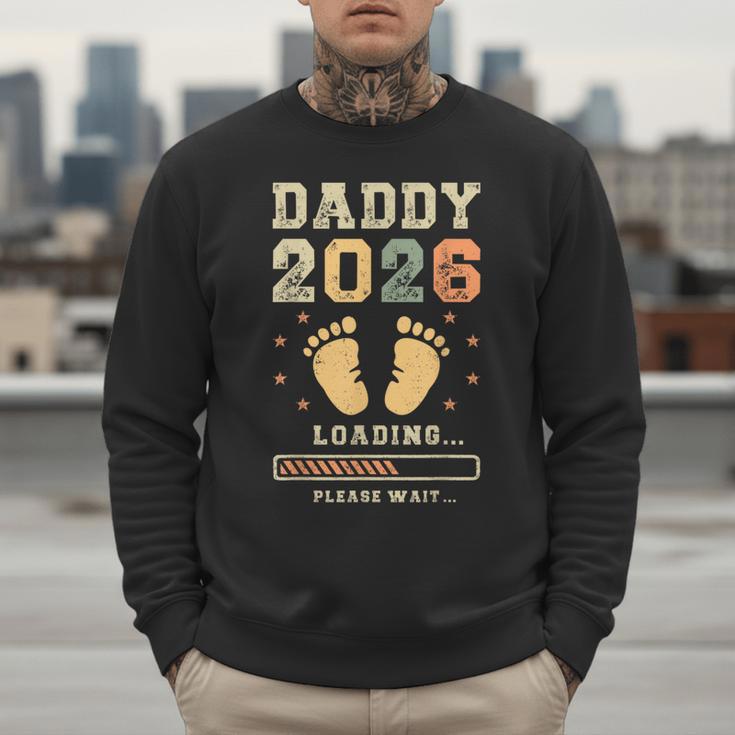 Daddy 2026 Loading Baby Announcement Expecting Dad To Be Men Sweatshirt