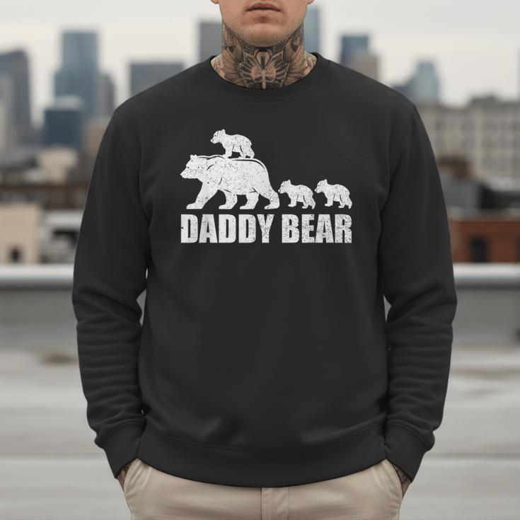 Daddy Bear 3 Cubs Shirt Daddy Bear 3 Kids Tshirt Dad 3 Kids Men Sweatshirt