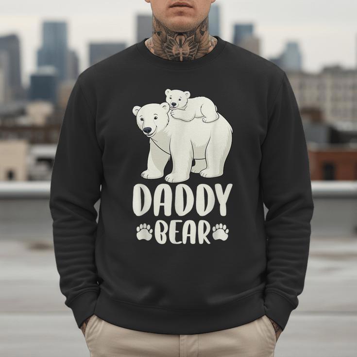 Daddy Bear And Cub Polar Bear Men Sweatshirt Daddy Bear And Cub Polar Bear Men Sweatshirt