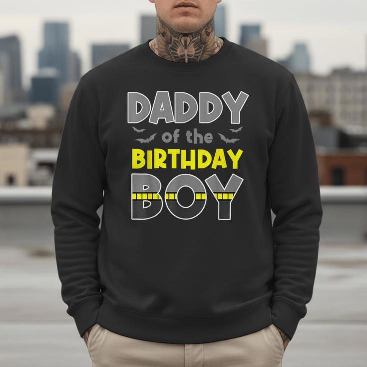 Daddy Of The Birthday Boy Bat Family Party Theme Boys Men Sweatshirt