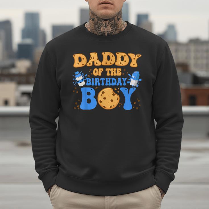 Daddy Of The Birthday Boy Milk And Cookies Lover Men Sweatshirt Daddy Of The Birthday Boy Milk And Cookies Lover Men Sweatshirt