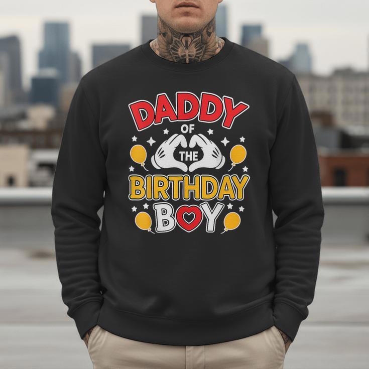 Daddy Of The Birthday Boy Shirt Matching Dad Son Family Bday Men Sweatshirt