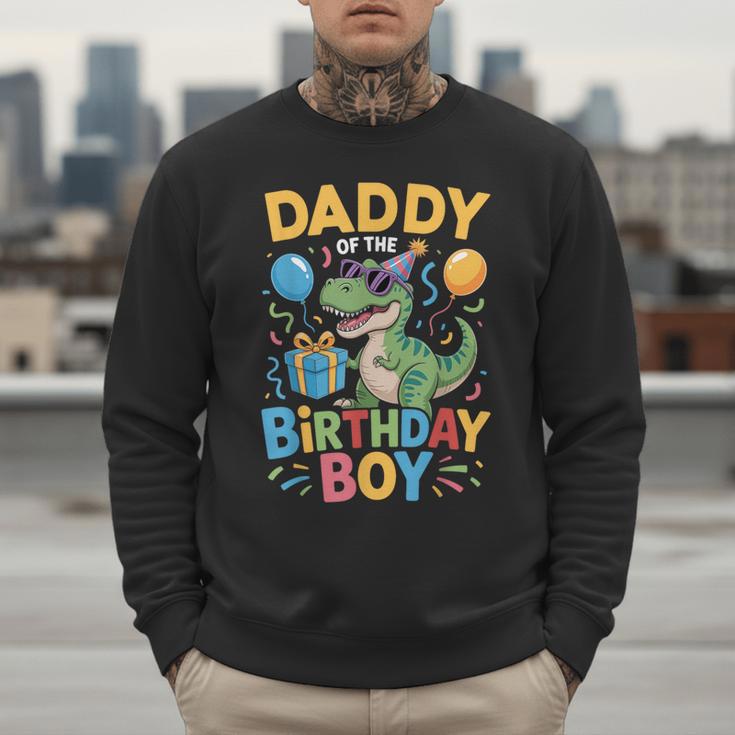 Daddy Of The Birthday Party Outfit Dinosaur Squad Dad Men Sweatshirt