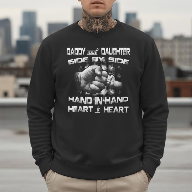 Daddy Daughter Fist Bump Matching Father's Day Best Dad Men Sweatshirt