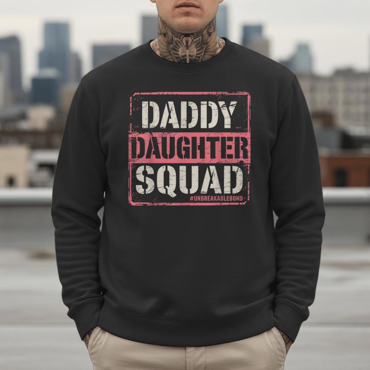 Daddy Daughter Squad Fathers Day Matching Dad And Daughter Men Sweatshirt