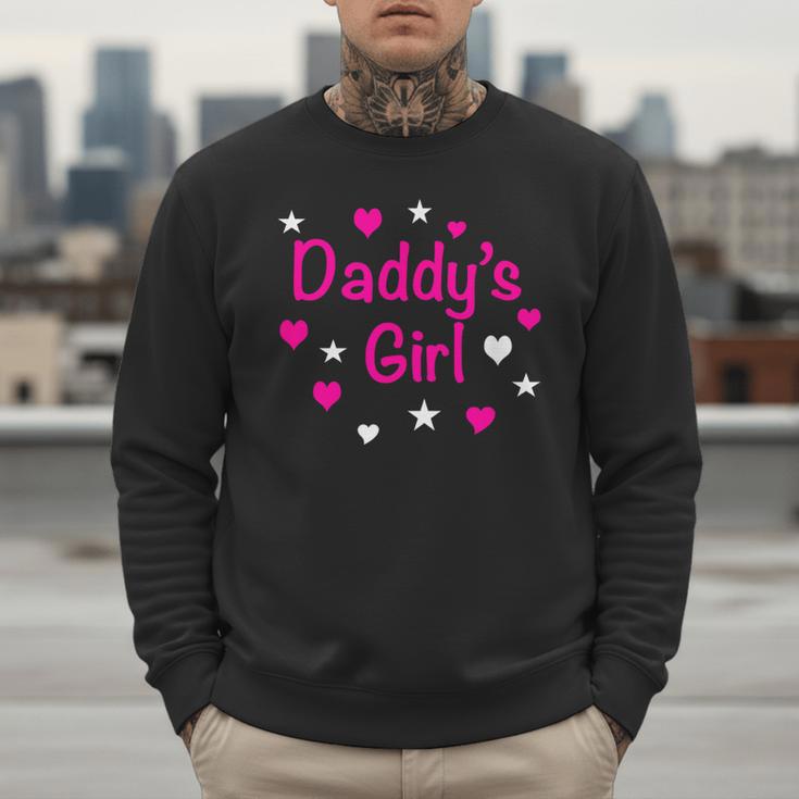 Daddy's Girl Shirt With Pink Lettering Men Sweatshirt